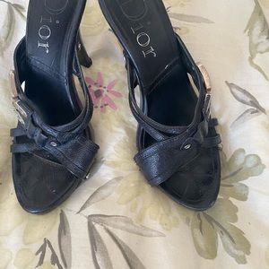 Dior slip on heels